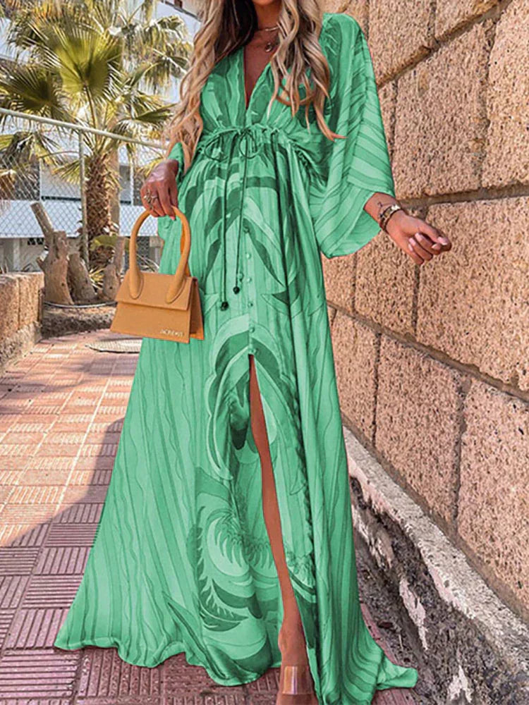 Isla Paradiso Resort Maxi Dress