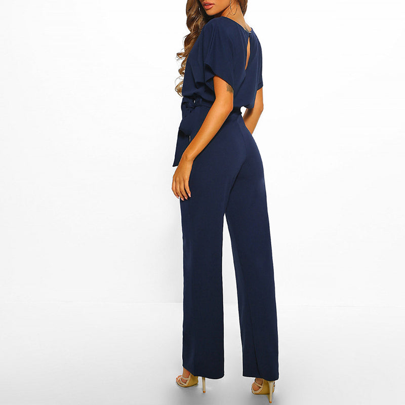 Tailored Wide-Leg Jumpsuit
