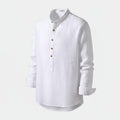 Arturo Linen Mandarin Shirt