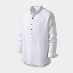 Arturo Linen Mandarin Shirt