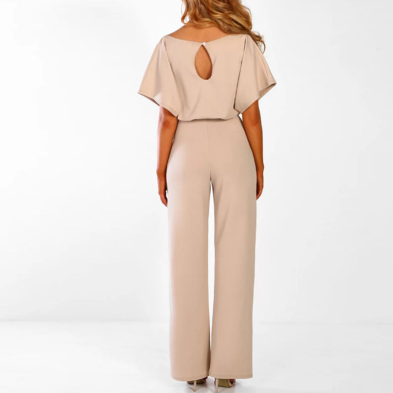 Tailored Wide-Leg Jumpsuit