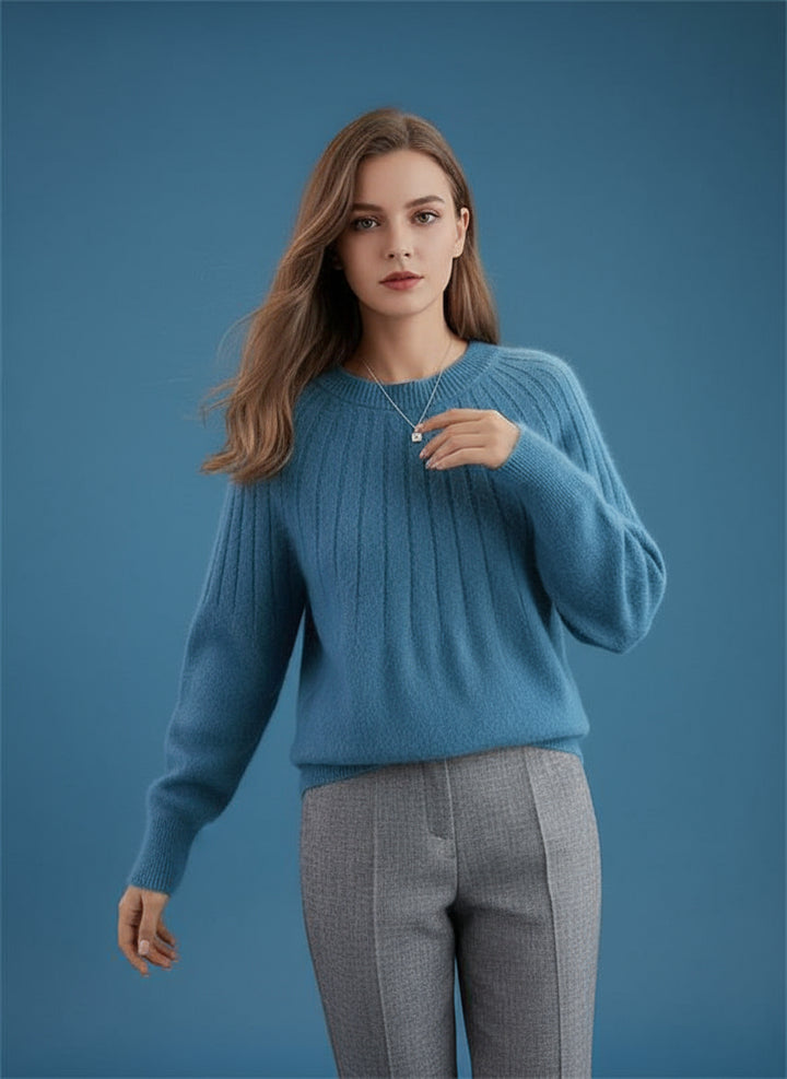 Soft Cashmere Knit Sweater - Selene