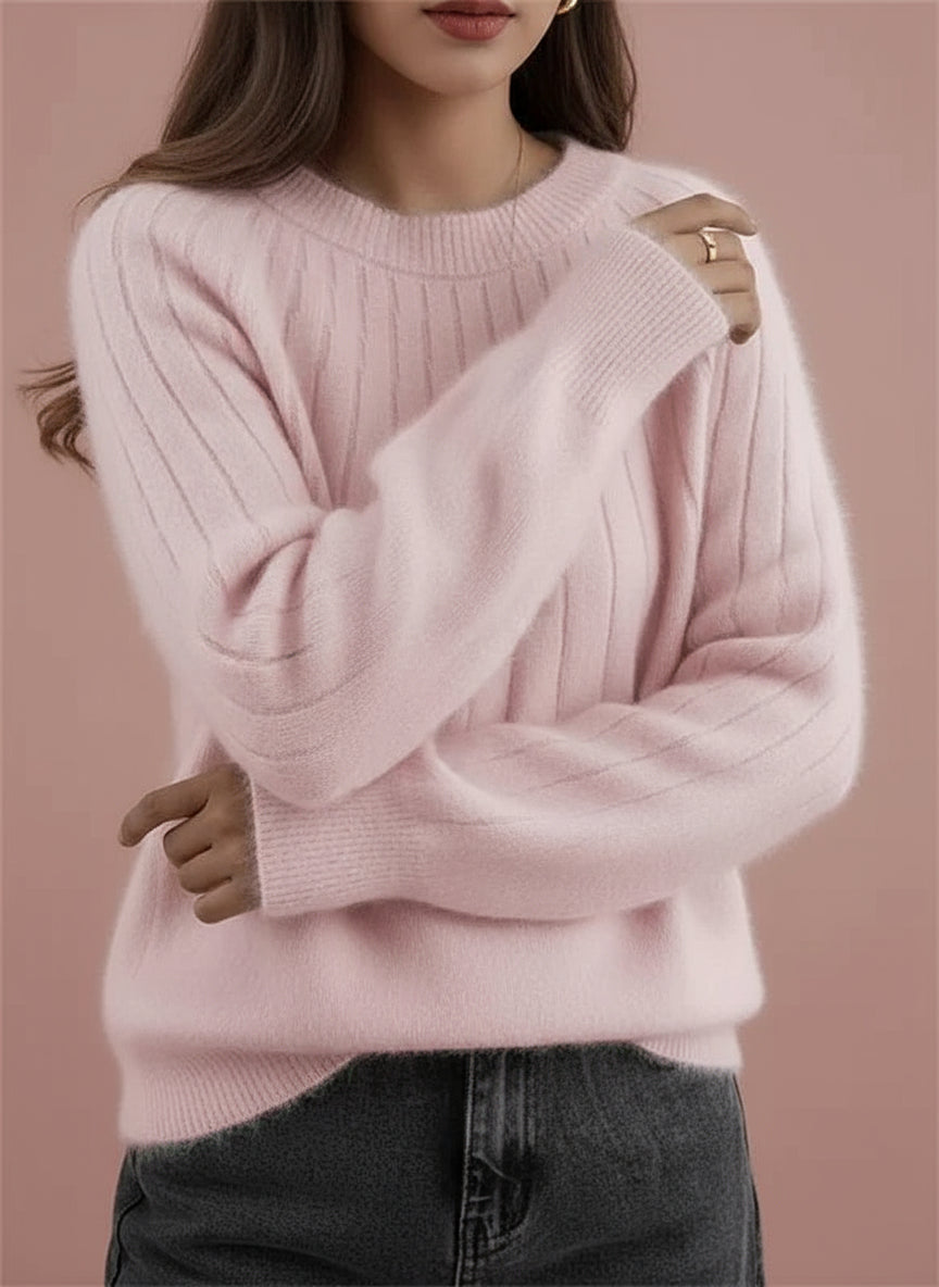 Soft Cashmere Knit Sweater - Selene 2