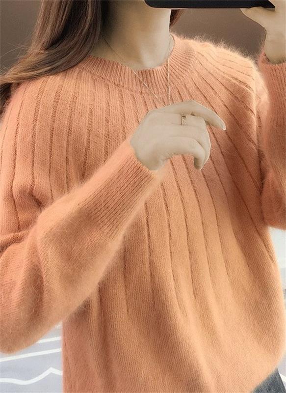 Soft Cashmere Knit Sweater - Selene 7