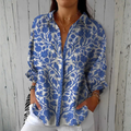 Clara Floral Garden Print Blouse