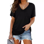 Ruby Relaxed V-Neck Blouse