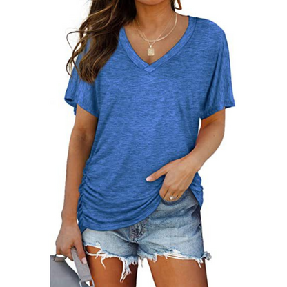 Ruby Relaxed V-Neck Blouse