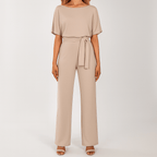 Tailored Wide-Leg Jumpsuit