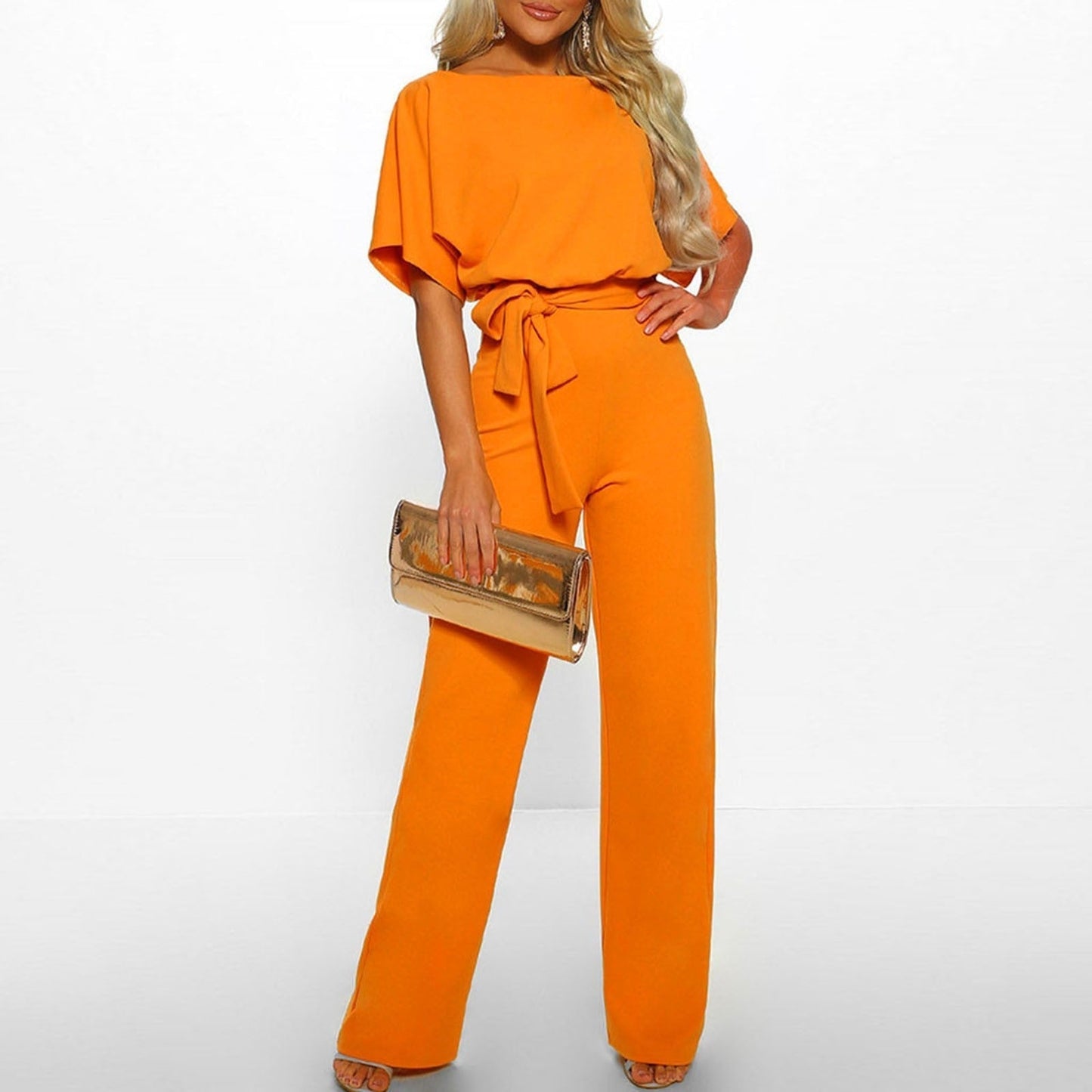 Tailored Wide-Leg Jumpsuit