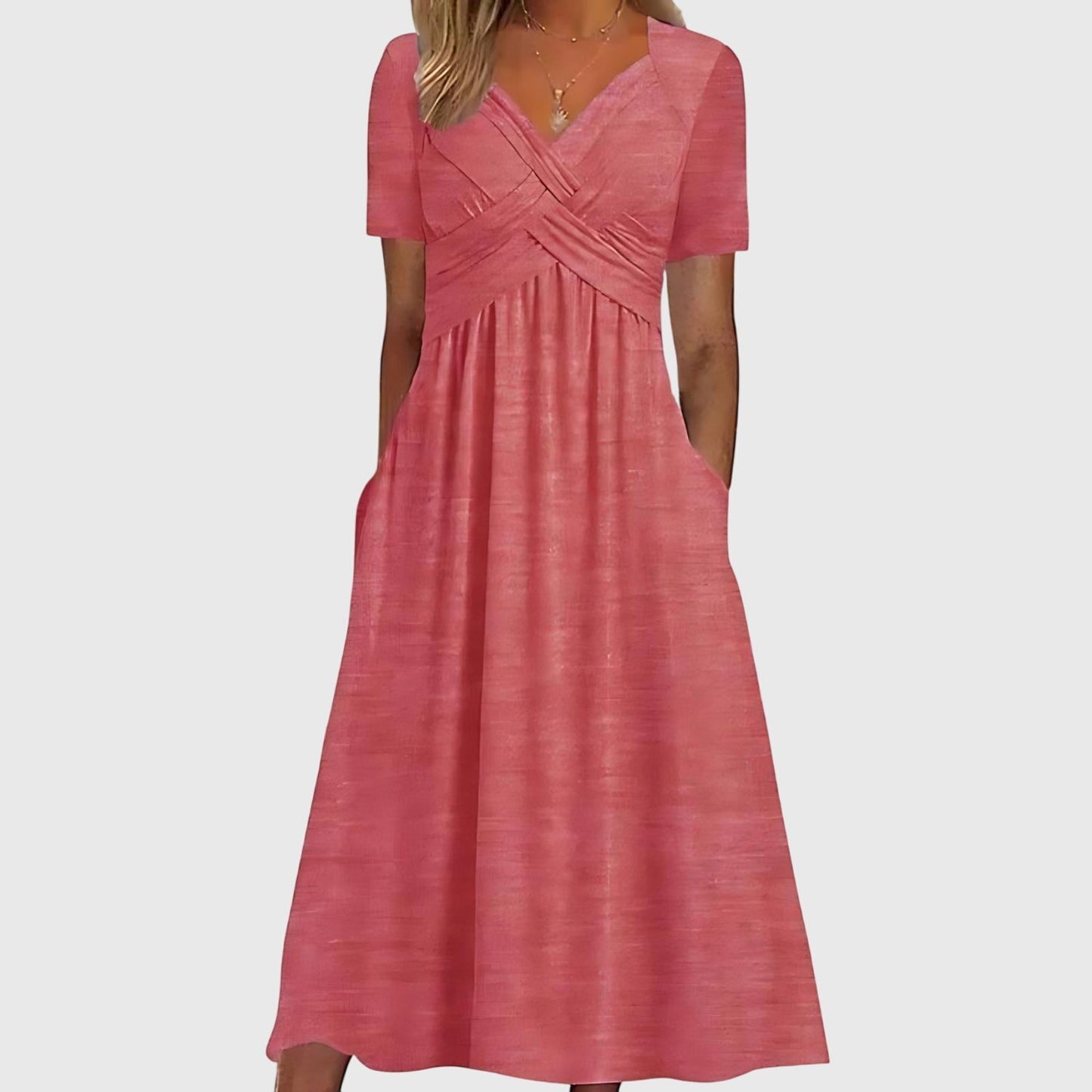 Novara Elegant Tummy Control Midi Dress
