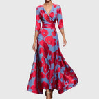 Roselune Elegant Midi Dress for Women