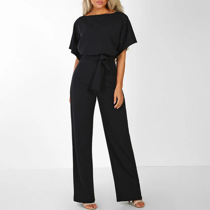 Tailored Wide-Leg Jumpsuit