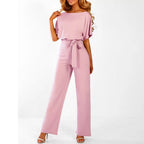 Tailored Wide-Leg Jumpsuit