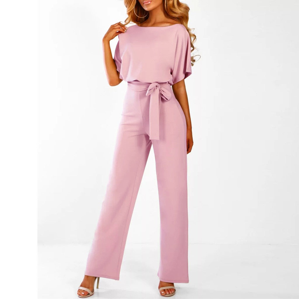 Tailored Wide-Leg Jumpsuit