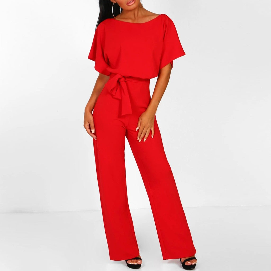 Tailored Wide-Leg Jumpsuit