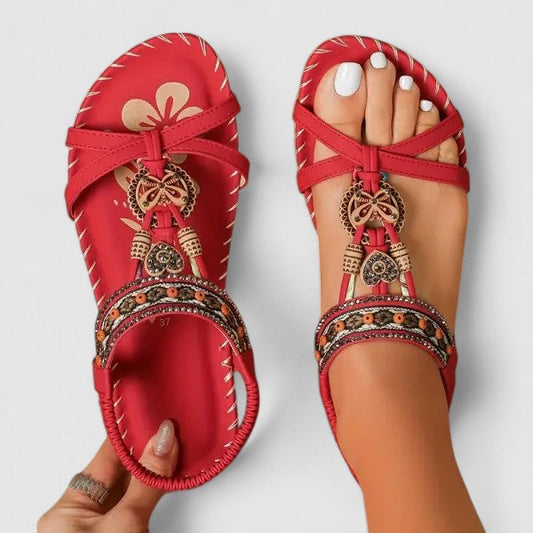Virelia Leather Arch Support Sandals