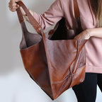 Elina Vintage oversized tote bag