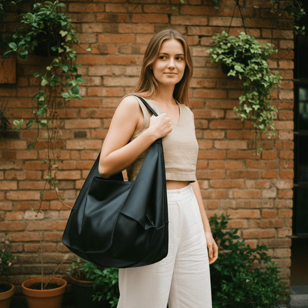 Elina Vintage oversized tote bag