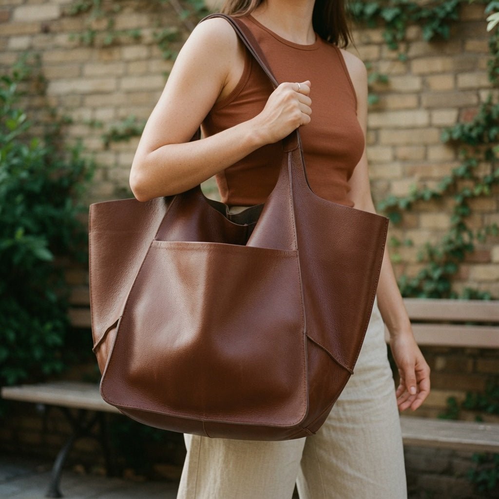 Elina Vintage oversized tote bag