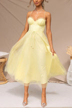 Lauren Elegant Satin Maxi Dress