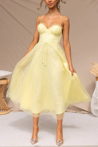 Lauren Elegant Satin Maxi Dress