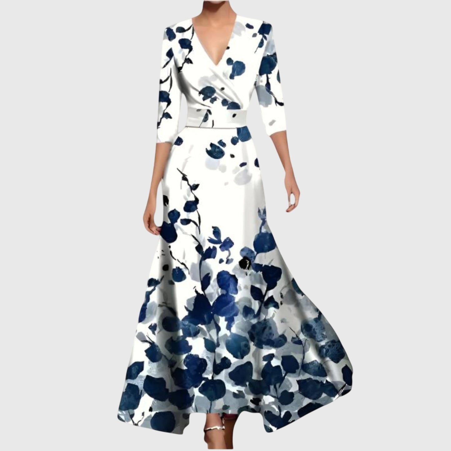 Roselune Elegant Midi Dress for Women