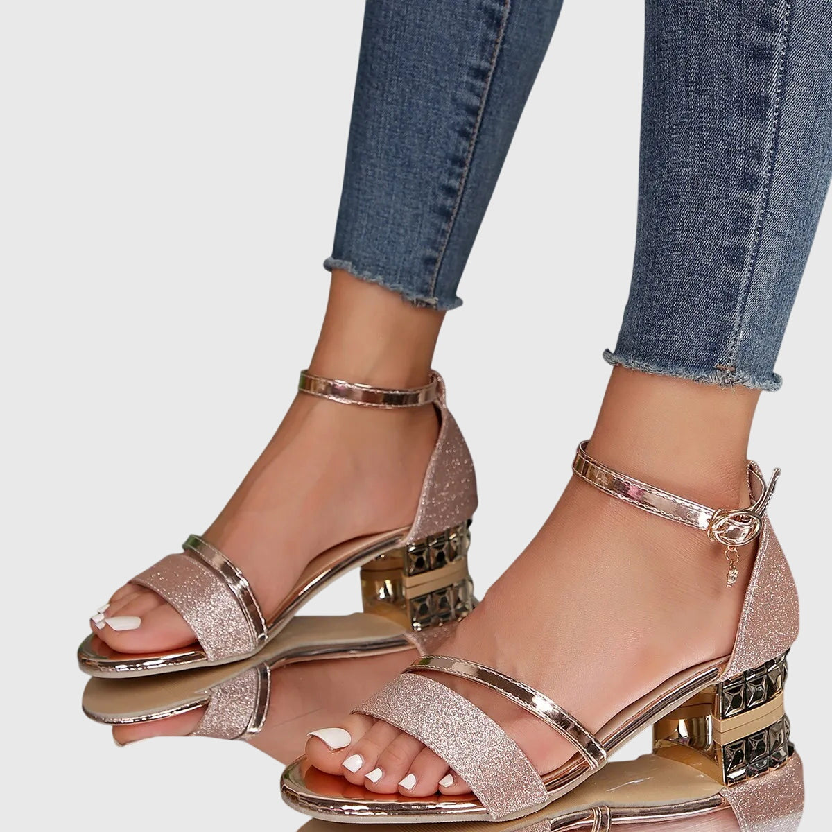 Orlena Comfort Orthopedic Block Heel Sandals