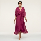 Giselle Elegant V-Neck Dress