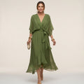Giselle Elegant V-Neck Dress