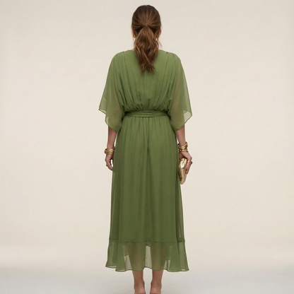 Giselle Elegant V-Neck Dress