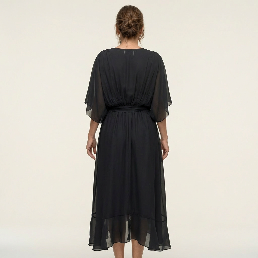 Giselle Elegant V-Neck Dress
