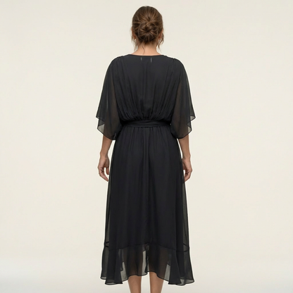 Giselle Elegant V-Neck Dress