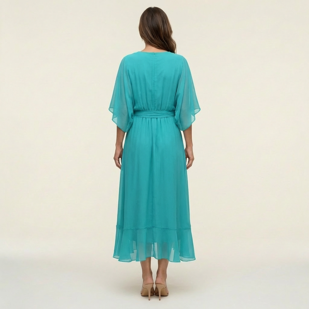 Giselle Elegant V-Neck Dress