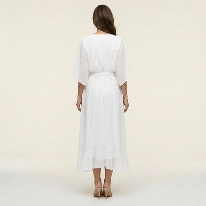 Giselle Elegant V-Neck Dress