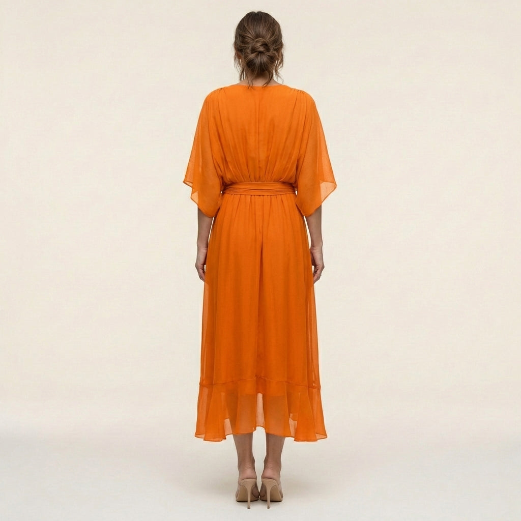 Giselle Elegant V-Neck Dress