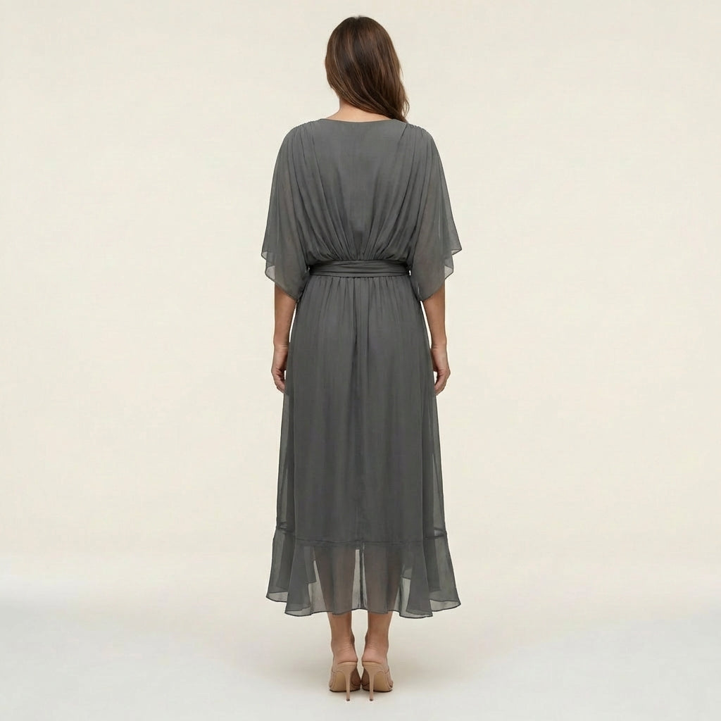 Giselle Elegant V-Neck Dress