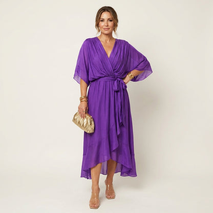Giselle Elegant V-Neck Dress