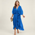 Giselle Elegant V-Neck Dress