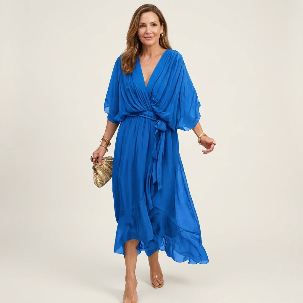 Giselle Elegant V-Neck Dress