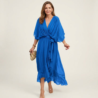 Giselle Elegant V-Neck Dress