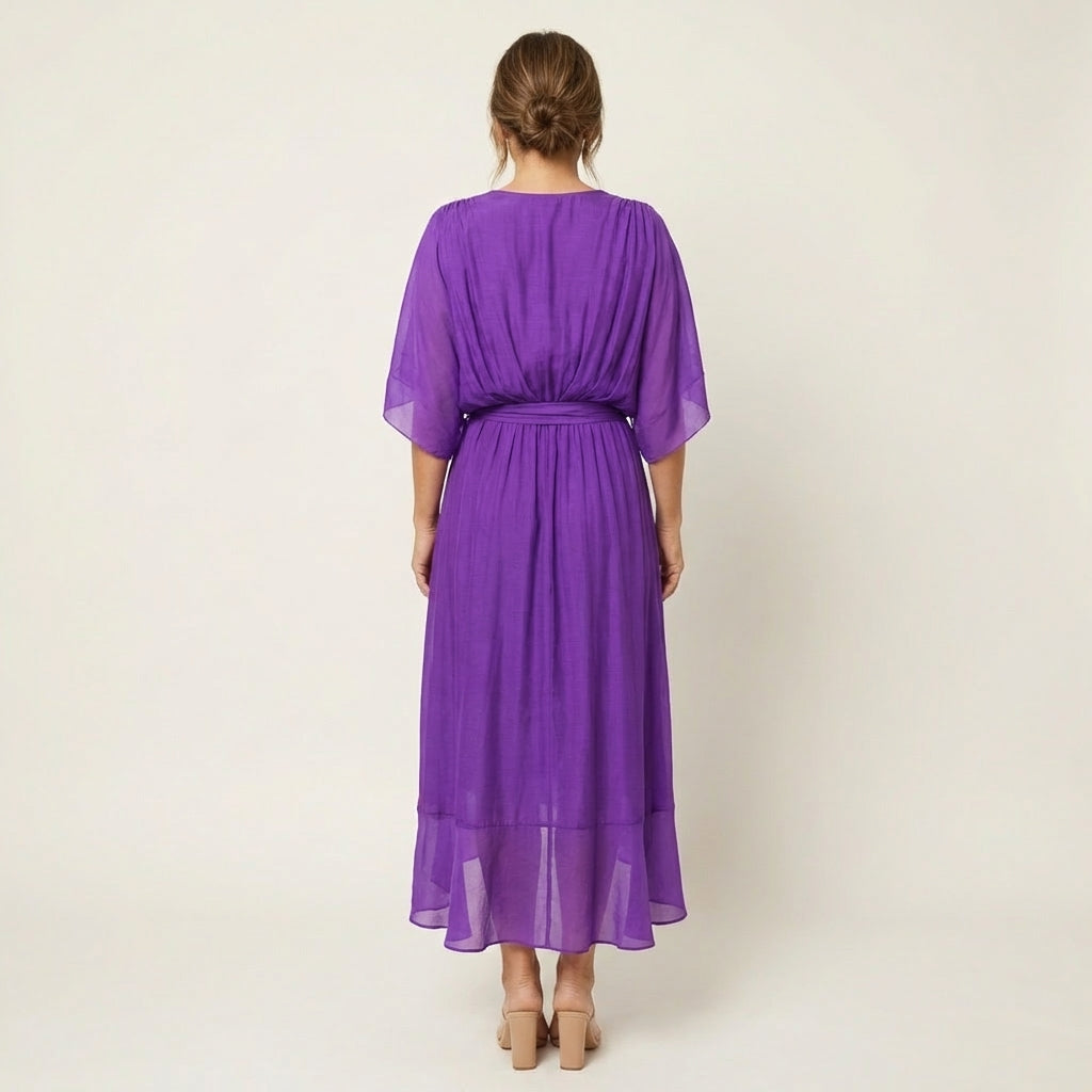 Giselle Elegant V-Neck Dress