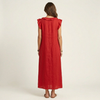 Rosalie Elegant Ruffle Maxi Dress