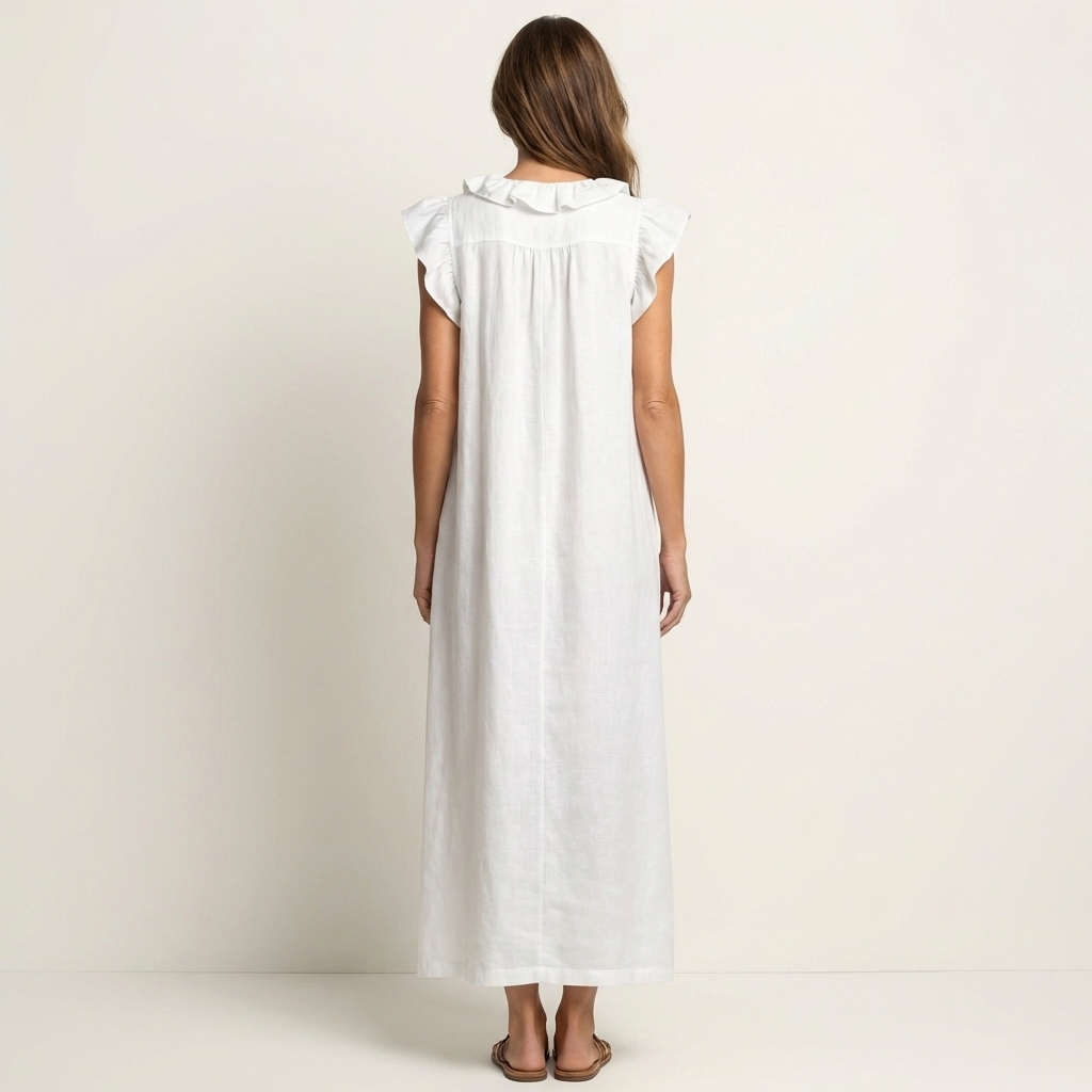 Rosalie Elegant Ruffle Maxi Dress