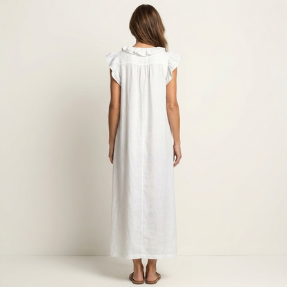 Rosalie Elegant Ruffle Maxi Dress