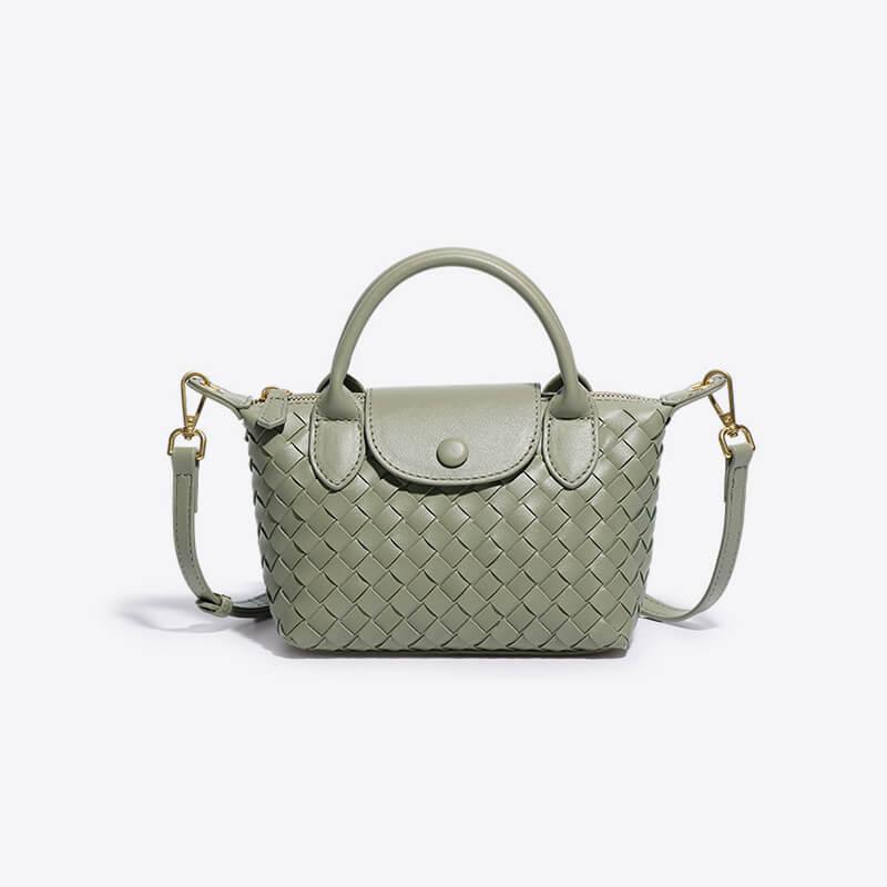 Kenia Woven mini crossbody bag