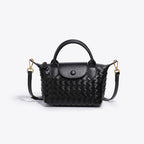 Kenia Woven mini crossbody bag