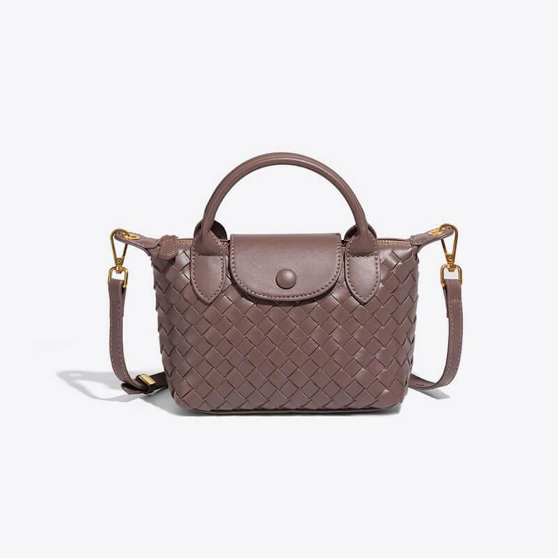 Kenia Woven mini crossbody bag