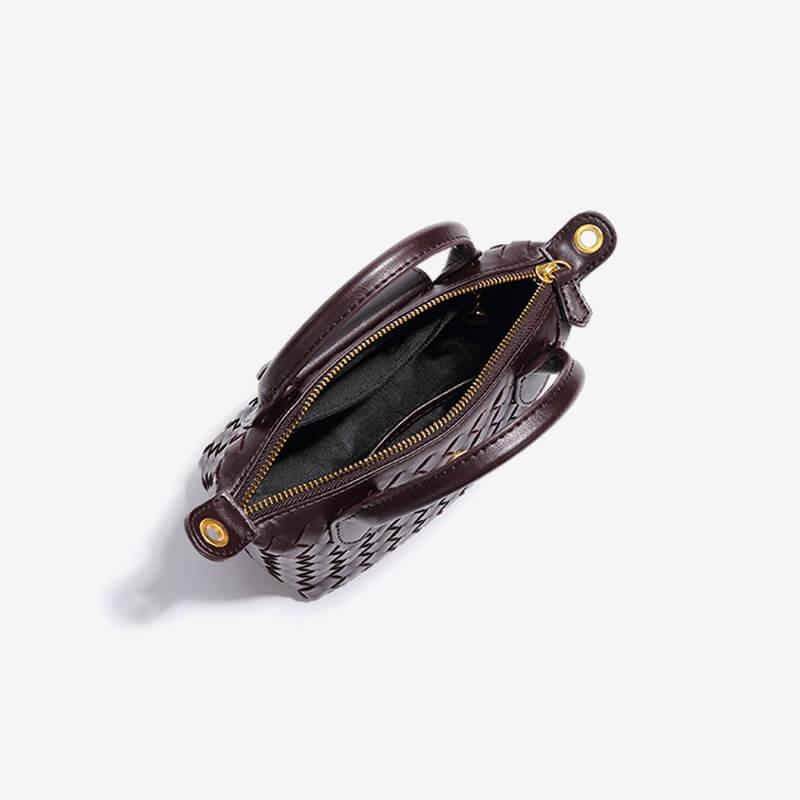Kenia Woven mini crossbody bag