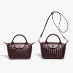 Kenia Woven mini crossbody bag
