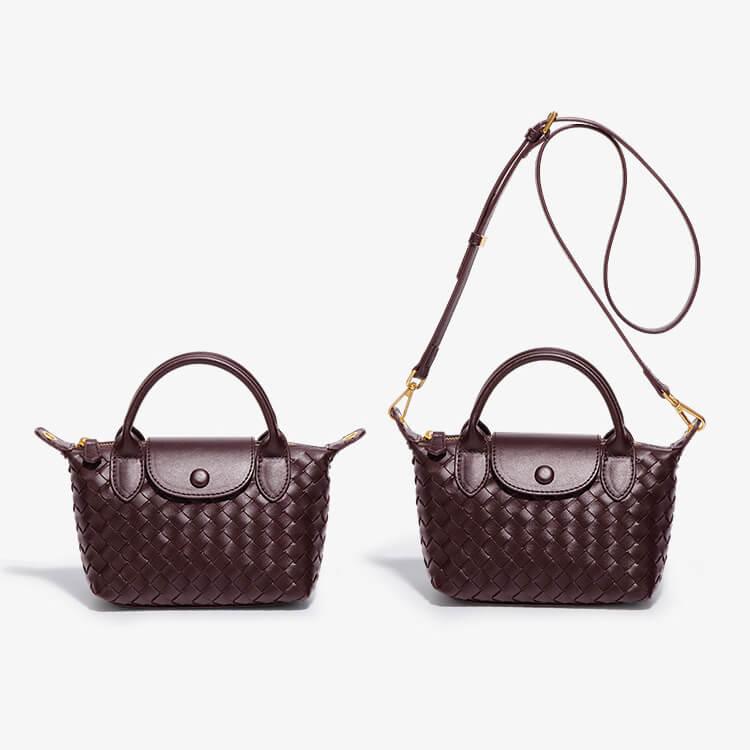 Kenia Woven mini crossbody bag